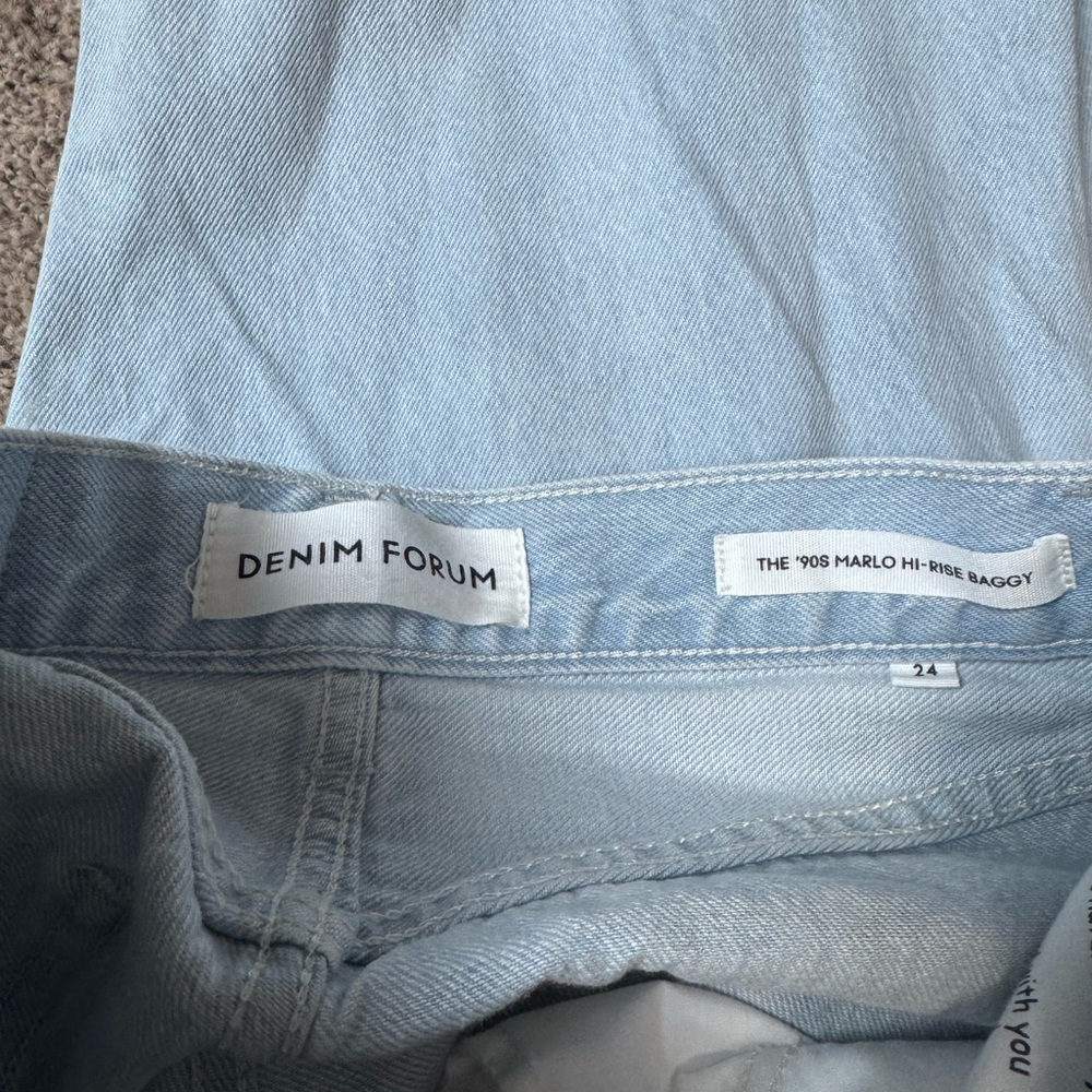 Denim Forum The '90s Marlo Hi-Rise Baggy Jean - Picture 12 of 12